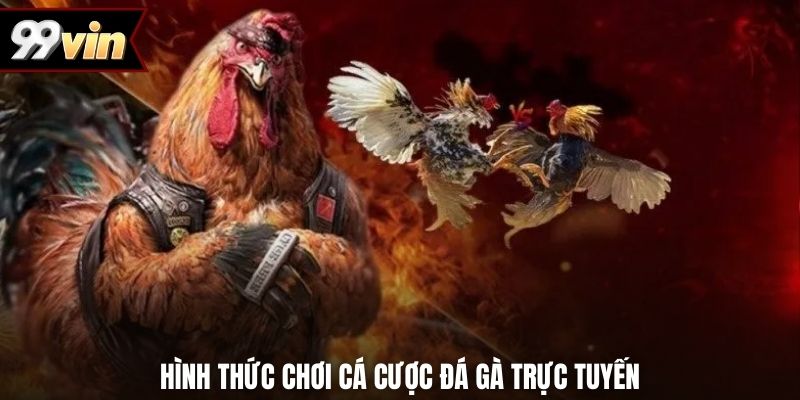 Hình thức chơi cá cược đá gà trực tuyến