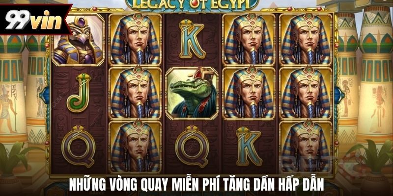 Những vòng quay miễn phí tăng dần hấp dẫn
